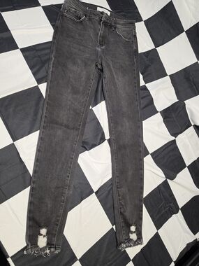 Kancan Black High-Rise Skinny Jeans for Women